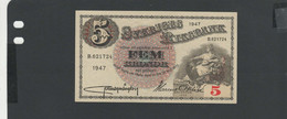 SUEDE - Billet 5 Kronor 1947 SPL/AU Pick-033ad - Svezia