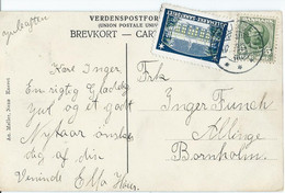 CARTE POSTALE 1912 AVEC VIGNETTE DE NOËL JULEMAERKE-SANATORIET - Briefe U. Dokumente