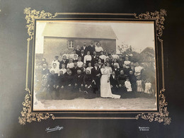 Machecoul * Photo Ancienne * Mariage Et Famille En Coiffe Et Costume Vers 1914 * Photographe Armand PONGE St Brévin - Machecoul