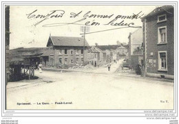 SPRIMONT ..-- GARE . FOND - LEVAL . 1905 Vers LES BULLES ( Melle Clémence QUESTIAUX ) . Voir Verso . - Sprimont