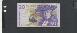 SUEDE - Billet 20 Kronor 1991/95 TB/F Pick-061 § 28 - Svezia