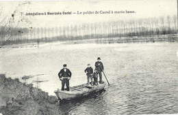 Castel  -  Moerzeke.   -   Le Polder De Castel à Marée Basse.   -   1906   Anvers - Hamme