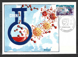 FRANCE. N°1908 Sur Carte Maximum De 1976. Recherche Nucléaire. - Atom