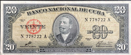 Cuba 20 Pesos, P-80c (1960) - Extremely Fine - Che Signature - Cuba