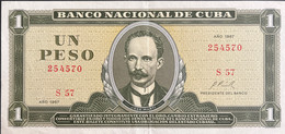 Cuba 1 Peso, P-102a (1967) - Extremely Fine - Cuba