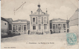 CHANTELOUP (78) - La Mairie Et Les Ecoles - Bon état - Chanteloup Les Vignes