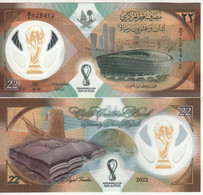 QATAR New 22 Riyals   PW30    POLIMER  	 2022 FIFA World Cup In Qatar  " Stadiums " - Qatar