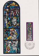 1978 Liechtenstein MC 5, Mi:LI 722, Yt:LI 663, Zum:LI 660 Kirchenfenster, Anbetung Der Drei Könige Aus Triesenberg - Glas & Fenster