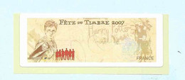 Harry Potter - Vignette D'affranchissement Fête Du Timbre 2007 - 1999-2009 Illustrated Franking Labels