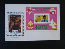 FDC Bloc Année Internationale De L'enfant International Year Of Child Congo 1979 - FDC
