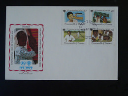 FDC Année Internationale De L'enfant International Year Of Child Dominica 1979 - Dominica (1978-...)
