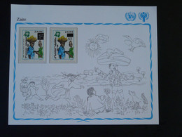 Feuillet Année Internationale De L'enfant Year Of Child Timbres Neufs MNH Stamps Zaire 1979 - 1971-1979