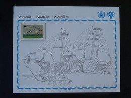 Feuillet Année Internationale De L'enfant Year Of Child Timbres Neufs MNH Stamps Australia 1979 - Covers & Documents