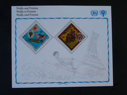 Feuillet Année Internationale De L'enfant Year Of Child Timbres Neufs MNH Stamps Wallis Et Futuna 1979 - Cartas & Documentos