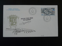 Lettre Cover 35ème Expedition Biologie Terre Adélie TAAF 1985 - Onderzoeksprogramma's