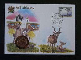 FDC Avec Pièce 2c Cover With Coin Numisbrief South Africa 1990 (ex 2) - FDC