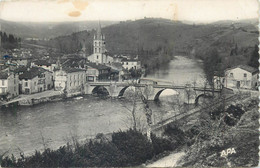 Cpsm France Tarn  Roquecourbe Le Pont Sur L'Agout - Roquecourbe