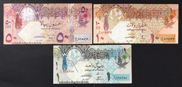 Qatar 3 Banconote 61 Riyals LOTTO.4382 - Qatar