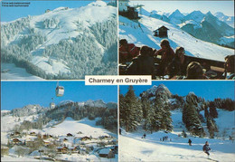 1105980  Charmey Im Greyerz - Skisport Und Entspannung Mehrbildkarte - Port