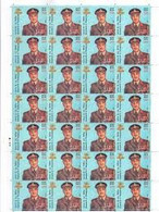 India 2023 'General K S Thimayya' Full Sheet Of 28 Stamps MNH As Per Scan - Autres & Non Classés