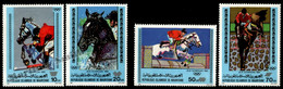 Mauritanie - Mauritania 1980 Yvert 446-49, Sports, Moscow Summer Olympics, Horse Riding - MNH - Mauritanie (1960-...)
