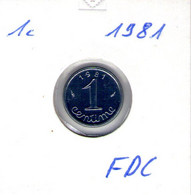 France. 1 Centime épi 1981 - 1 Centime