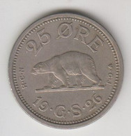 Groenlandia, Moneta 25 Ore Hcn 1926 Orso Polare - Greenland