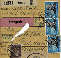 1939, DR Hohe LP- Frankatur , Ostmark! .,# A 7070 - Lettres & Documents