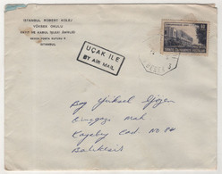 ROBERT COLLEGE ,ISTANBUL ,TURKEY ,COVER - Storia Postale