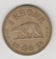 Groenlandia, Moneta 1 Krone Hcn 1926 Orso Polare - Greenland