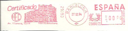 FRANQUEO MECANICO BARCELONA 1994  6X15 - Maschinenstempel (EMA)