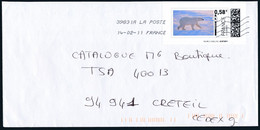 France - Mon Timbre En Ligne - Lettre Du 14-02-2011 - Faciale 0.58€ - Timbres à Imprimer (Montimbrenligne)