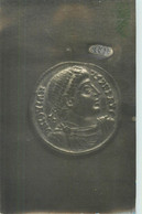 Postcard Roman Coin Emperor Person To Identify - Münzen (Abb.)