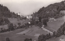 LE CHATELARD - CHAMBERY - SAVOIE - (73) - CPSM DENTELEE DE 1954...BEL AFFRANCHISSEMENT POSTAL... - Le Chatelard