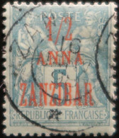 LP3844/2071 - 1897/1900 - COLONIES FRANÇAISES - ZANZIBAR - N°17 Avec BEAU CàD De ZANZIBAR Du 61 JANVIER 1898 - Used Stamps