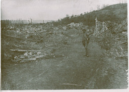 WW1 Guerre 14/18 War * Conquète Du Chemin Des Dames , Un Des Villages Reconquis * Aisne Meuse * Photo 17.5x13cm - Weltkrieg 1914-18