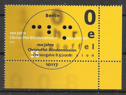 Bund 2008 / MiNr.   2664  ESST Berlin Rechte Untere Ecke  O / Used   (x19) - Gebraucht