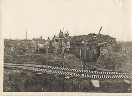 WW1 Guerre 14/18 War * Front Des Flandres , Un Poste De Commandement Français * Photo 17.5x13cm - Weltkrieg 1914-18