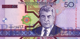 TURKMENISTAN 50 MANAT 2005 PICK 17 UNC PREFIX "AB" - Turkménistan