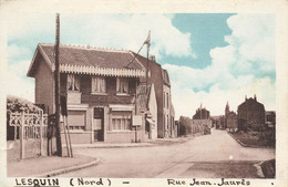 Lesquin * La Rue Jean Jaurès * Café - Autres & Non Classés