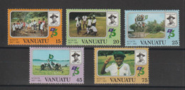 Vanuatu 1982 Scoutisme 657-61, 5 Val ** MNH - Vanuatu (1980-...)