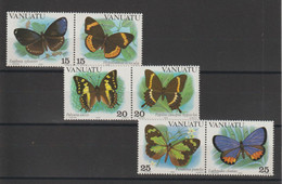 Vanuatu 1983 Papillons 666-671, 6 Val ** MNH - Vanuatu (1980-...)