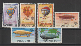 Vanuatu 1983-84 Ballons 676-681, 6 Val ** MNH - Vanuatu (1980-...)