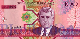 TURKMENISTAN 100 MANAT 2005 PICK 18 UNC - Turkmenistan