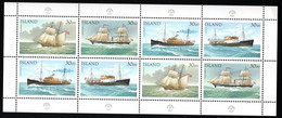 1991 Ships Mi IS 753-756  Sn IS 745 Sg IS 777a  Mini Sheet Kleinbogen Xx MNH - Blokken & Velletjes