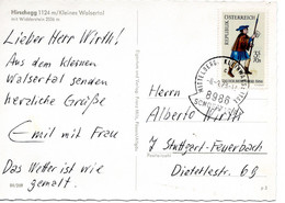 63847 - Oesterreich - 1973 - S3 Tag Der Briefmarke '66 EF A AnsKte MITTELBERG -> Westdeutschland - Stamp's Day