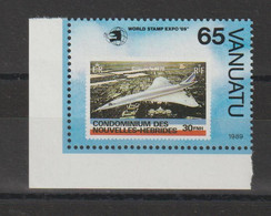 Vanuatu 1989 Concorde 837, 1 Val ** MNH - Vanuatu (1980-...)