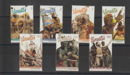 Vanuatu 1999 Série Courante Danses 1073-79, 7 Val ** MNH - Vanuatu (1980-...)