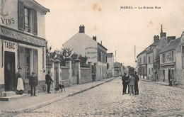 ¤¤  -  MERIEL   -  La Grande Rue   -  Tabac  -  Charpente De Fer " L. BERNAY " - Meriel