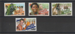 Vanuatu 2001 Série Courante Danses 1113-16, 4 Val ** MNH - Vanuatu (1980-...)